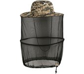 Mosquito Net Hat Bee Keeper Hat Outdoors Bucket Hat with Hidden Net Mesh for Gardening Fishing Camping