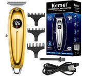 Kemei 1948 professional all metal hair trimmer for men electric beard hair clippe rechargeable haircut machine lithium battery