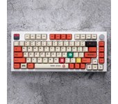 Kawaii Cute Mario Theme Anime Cap Cherry Profile PBT Material 124 Keys Sublimation MX Switch Nical Keyboard Keycaps