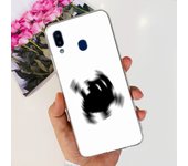 For Samsung Galaxy A20s Samsung A20 A30 Back Cover Phone Case Transparent Soft TPU Silicone Coque Women Fashion Flower Butterfly