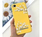 Flower Cover For Xiaomi Redmi 4A 4x Beautiful Moon Night Black Cat Phone Case For Redmi 4x Redmi4a Protection Coque Funda Capas