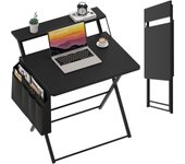 Plegable  Soporte  Monitor 80cm Pequeño  Oficina  Gancho Morno   Bolsa  Almacenamiento  Estudio Blanco