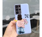 For Samsung S21 Ultra 5G Case Galaxy S21 Ultra With NFC Fashion Soft Liquid Silicone Phone Shell Samsung Galaxy S21 SM-G998B