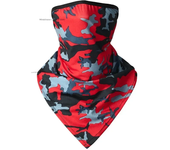 Máscara de protección solar para hombre, pasamontañas para bicicleta, motocicleta, cubierta facial, seda de hielo, ciclismo, primavera, verano, máscara Triangular para colgar en la oreja