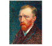 Van Gogh Starry Night Portrait Wall Art Abstract Sunflower Field Print Poster Hallway Bedroom Canvas Painting Home Decoration