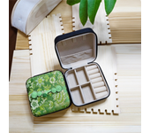 Exquisite Embroidered Jewelry Box Chinese Style Storage Case Trinkets Storage Organizer Display Box Portable Gift Packaging Box
