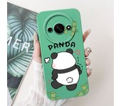 For Xiaomi Redmi A3 Case Lovely Panda Cartoon Anti-Fall Funda Soft Silicone Matte Cover For Xiomi Redmi A3 A 3 RedmiA3 4G Bumper