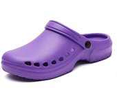 Zapatos quirúrgicos médico enfermera sala de operaciones zapatillas laboratorio hombres y mujeres antideslizante bolsa de EVA cabeza zapatos sala limpia zapatos de trabajo
