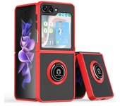 For Samsung Galaxy Z Flip 6 5 4 3 Carcasa De Soporte De Anillo De Tapa Protectora Mate A Prueba De Golpes Capa