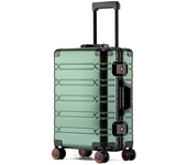 100% High quality all aluminum Travel Suitcase Rolling Luggage 24/29 inch Travel Trolley Luggage 20‘’Carry-On Cabin Suitcase