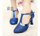 Nuevo adulto zapatos de baile latino tacón medio fondo blando zapatos de baile cuadrado zapatos de baile zapatos de baile al aire libre fondo de goma zapatos de baile de salón