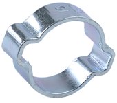 10pcs/20pcs 3-46mm Zinc Plated Steel Double Ear Hose Clamps O Clips for Water Pipe Fuel Pipe Clamps