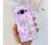 For Funda Xiaomi Redmi A3 Case 2024 Fashion Flower Transparent Silicone Soft TPU Phone Case For Xiomi Redmi A3 RedmiA3 4G Covers