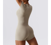 Yoga Jumpsuit Women's Short One Piece Sports Suit Short Sleeve Gym Clothes Push Up Training Fitness Yoga Bodysuit Sportswear