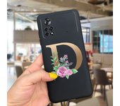 For Xiaomi Poco X4 Pro 5G Case Soft Letters Alphabet Painted Phone Cover For Xiaomi Poco M4 Pro 4G Funda PocoX4 M4 Pro 2022 Capa