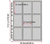 A4 Binder Photocards Holder Kpop Photo Card Page 2/3/4/9/10 Pocket Sleeves PVC Free Photo Album Refills 4x6 10x15 Pocket Sleeves