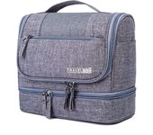 Portable Toiletry Washbag with Hanging Hook Waterproof Women Bathroom Cosmetic Storage Bag Large Travel Men Makeup Case