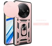 Lujo Funda de lente de Cámara de tapa deslizante Carcasa Aplicable Xiaomi Redmi A3, Cáscara protectora