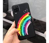 For Samsung Galaxy A12 Case 6.5" Shockproof Flower Back Cover For Samsung A12 A 12 Cute Girl Soft Silicone Phone Fundas Bumper