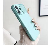Funda Protectora de Lente de Cámara Deslizable de Silicona Compatible con iPhone 16-11 Pro-X-Se