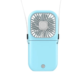 Xiaomi 2025 ventilador de cuello colgante 3000mAh Mini portátil plegable USB banco de energía silencioso ventilador de carga de escritorio portátil