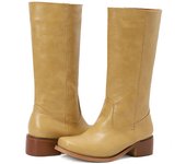 Botas altas de mujer estilo británico retro botas de rodilla de mujer botas de caballero de un pedal