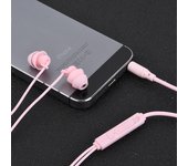 VAORLO 3.5MM AUX soft silicone Sleep Wired Earphones With HD Mic Noise Cancelling In-ear Earbuds To Help Sleep Reading