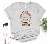 Bubu And Dudu t-shirts women Y2K designer anime Tee girl harajuku 2000s Japanese clothes