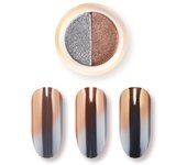 KADS Nail Art Mirror Powder Solid Two-Color Magic Glitter Dust Decoration Chrome Holographic Pigments Manicure DIY Salon Tools
