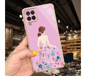 For Samsung Galaxy A22 5G Case SM-A226B  Plating Square Soft Silicon Cover For Samsung A22 4G A225F Phone Case For Women Fashion