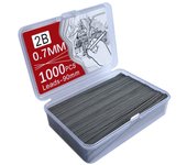 Large Capacity Mechanical Pencil Lead Replaceable Sketching Pencil Refills 2B 0.5 0.7 0.9 1.3 2.0mm Pencil Core Art Painting