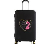 Flamingo Printed Design Travel Trolley Case Cover Protector Washable Suitcase Cover Luggage Storage Covers for Luggage Cover