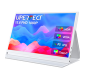 UPERFECT Portable Monitor 15.6Inch 1080P USB-C HDMI Computer Display HDR IPS Gaming Screen w/Premium Smart Cover For PC Laptop