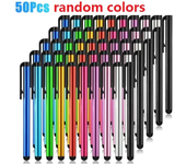 50Pcs Universal Touch Screen Stylus Pen For iPad iPhone 12 13 Capactive Touch Pen Pencil With Pen Clip For Smart Phone Tablet