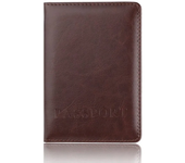Casual PU Leather Passport Covers Travel Accessories ID Bank Credit Card Bag Men Women Passport Fashion leather Passport Holder
