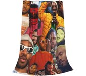 Flannel Blanket Throw Blankets Air Conditioning Fank Singer Ocean Blanket for Couch Sofa Bed Living Room