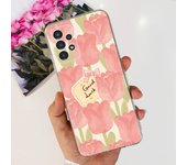 For Samsung A13 4G 5G Phone Case Samsung Galaxy A13 A135F A136B Back Cover Soft TPU Transparent Silicone Bumper Flower Butterfly