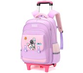 Mochila con ruedas para niños Escuela primaria niño maleta con ruedas mochila Escalada impermeable