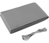 Car Steering Wheel Braid Cover Needles And Thread Artificial Leather Car Covers Suite 5 Color DIY Texture Soft Auto Accessories