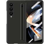 With Tempered Film Touch Pen For Samsung Z Fold 5 Fold 4 Case Skin-Friendly Matte Folding Shockproof Hard Back Cover Accessories