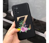For Xiaomi Poco X4 Pro 5G Case Soft Letters Alphabet Painted Phone Cover For Xiaomi Poco M4 Pro 4G Funda PocoX4 M4 Pro 2022 Capa