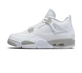 Zapatillas de Baloncesto Retro 4 4s Zapatillas de Correr al Aire Libre Casuales para Hombres y Mujeres Cobre Resistente a la Desgastación Forro de Seda Zapatillas de Cuero Sintético