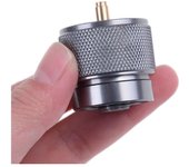 Portable Stove Propane Tank Adapter American Standard Gas  Conversion Head Cyder Canister Camping
