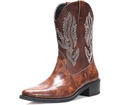 Botas de vaquero occidentales Bordadas Botas de caballero británico