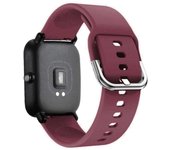 Applicable to Silicone watch strap GTS 4/3/2e Mini/GTR 4/3/Pro/2/2e/stratos 3/2 Amazfit bip-U-S-lite sports bracelet 20mm/22mm
