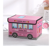 Japanese Cartoon Car Storage Box Foldable Clothes Integral Box Non-woven Film Covered Toy Sundry Storage Box Storage Organizer