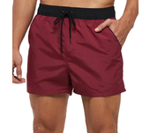 Pantalones cortos de baño de verano para hombre, bañadores, trajes de baño de secado rápido, tabla de Surf en la playa, pantalones de baño con cintura elástica, pantalones cortos de Surf con malla