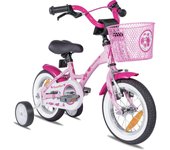 niña 3 años Bicicletas niña 12 Pulgadas Bici - Infantil con Pedales 3-4 años ruedines y Freno contrapedal Rosa