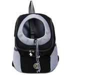 Mochila de transporte para perros, bolsa transportadora para perros pequeños, transportador de perros transpirable de viaje, suministros de transporte para cachorros y mascotas