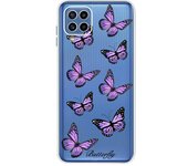 For Samsung Galaxy M32 Case Cover Soft Silicone TPU Back Cover For Samsung M32 M 32 SM-M325F Flower Clear Funda Phone Case